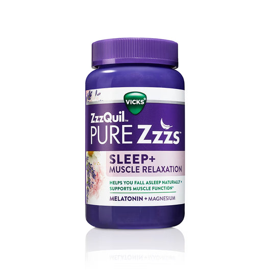 ZzzQuil PURE Zzz’s Sleep+ Muscle Relaxation Melatonin Gummies